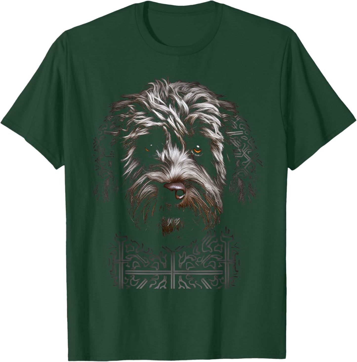 Labradoodle Motif Pet Illustration Dog Labradoodle Women Kids T-Shirt - T-Shirt | Forest