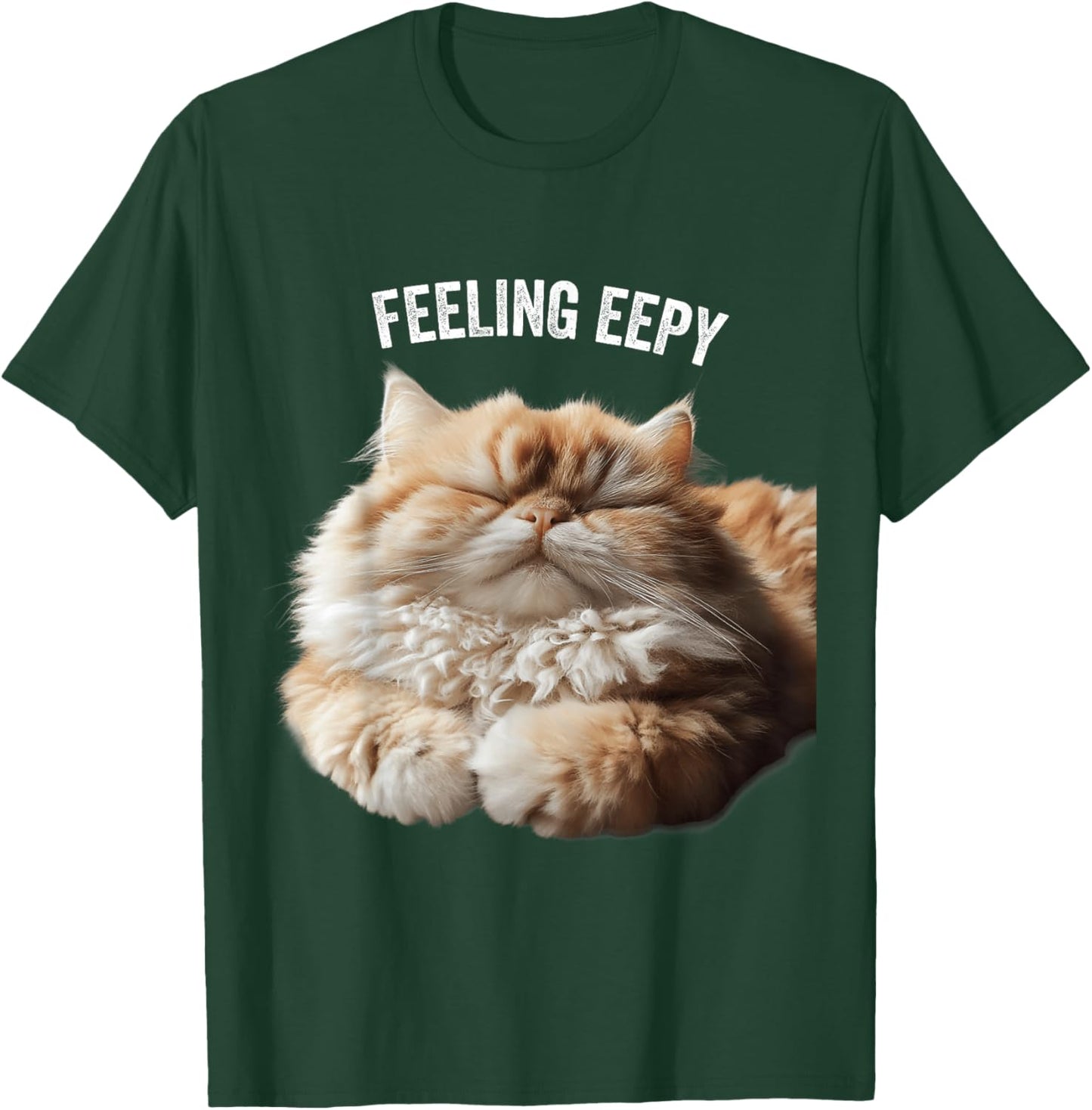 Eepy Cat, Silly Sleepy Cat Meme Cute fluffy cat lovers T-Shirt - T-Shirt | Forest