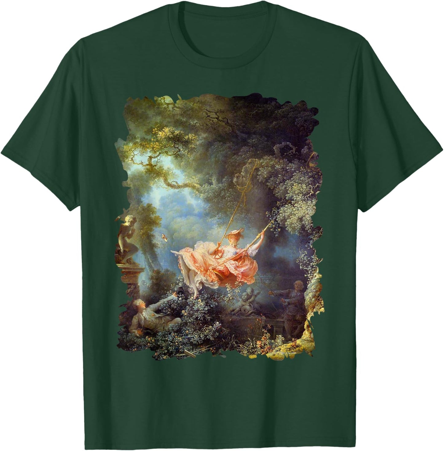 The happy accidents of the swinging famous painting T-Shirt - T-Shirt | Forest