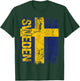 SCHWEDEN Flagge Damen Herren Kinder SCHWEDEN T-Shirt - T-Shirt | Forest