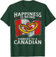 Canada Marriage Canadian Married Flag Wedded Culture Flag T-Shirt - T-Shirt | Forest