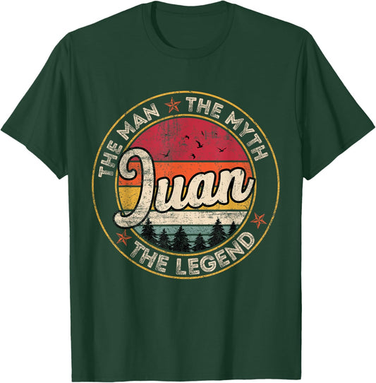 Juan The Man The Myth The Legend Personalized Name T-Shirt - T-Shirt | Forest