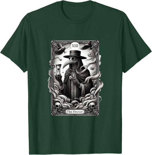 Steampunk Plague Doctor Gothic Style Peste Doctor T-Shirt - T-Shirt | Forest