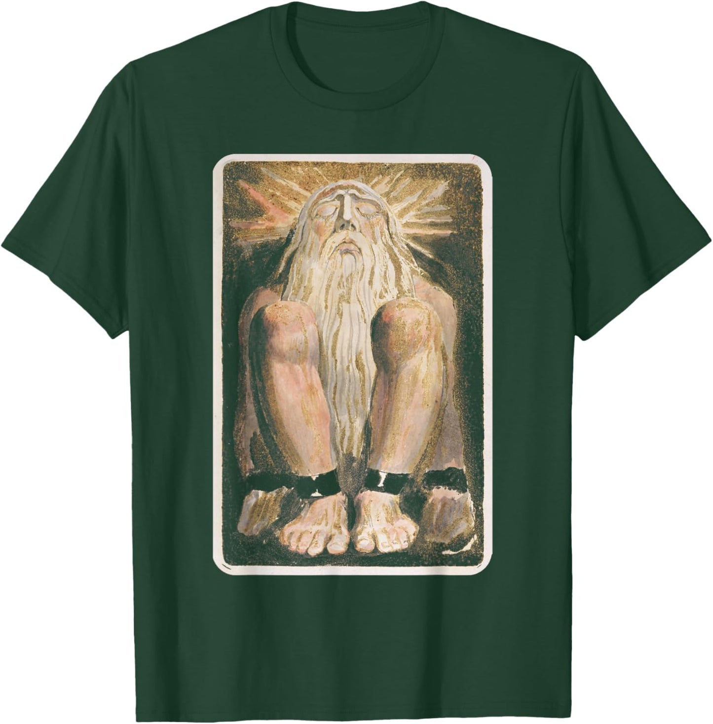 William Blake - Man with beard Art Symbolism Mysticism Magic T-Shirt - T-Shirt | Forest