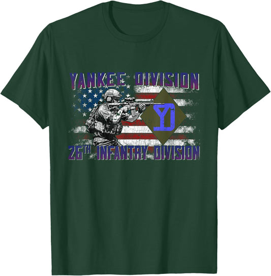 26th Infantry Division 26th ID Yankee Division Gifts T-Shirt - T-Shirt | Forest