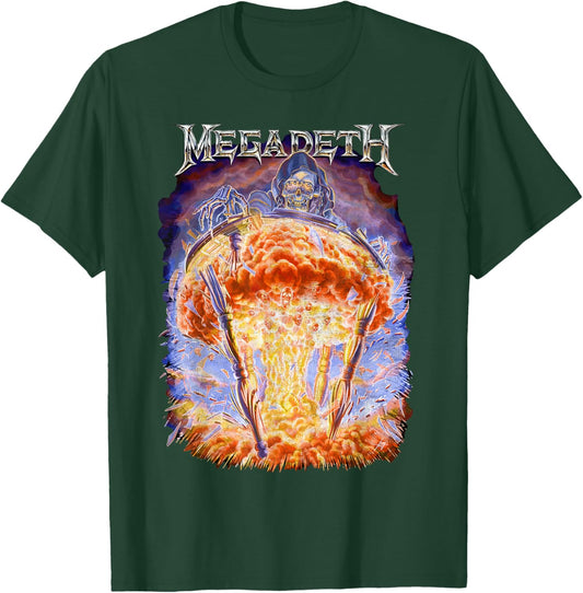 Megadeth Bomb Splatter T-Shirt - T-Shirt | Forest