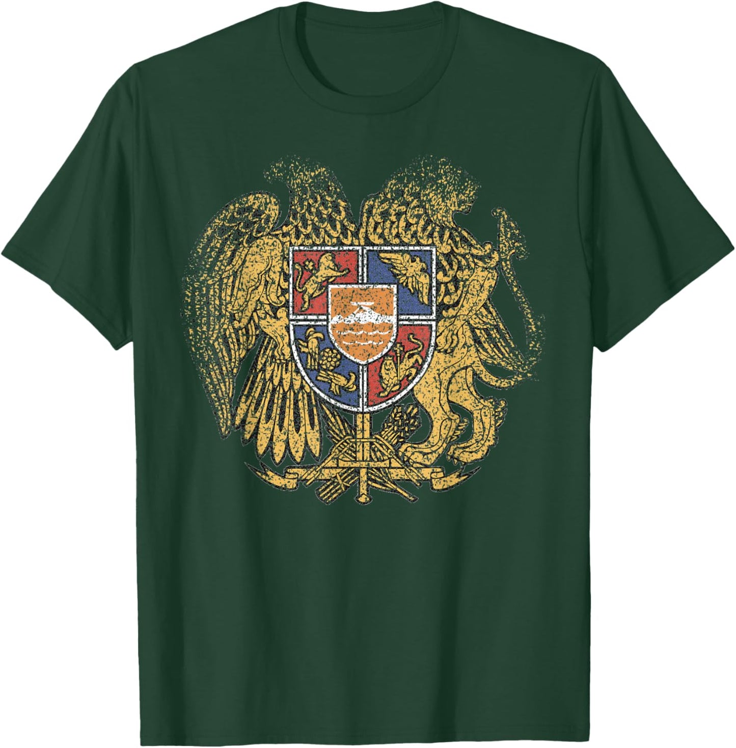 National Emblem Seal Symbol Coat of Arms of Armenia T-Shirt - T-Shirt | Forest