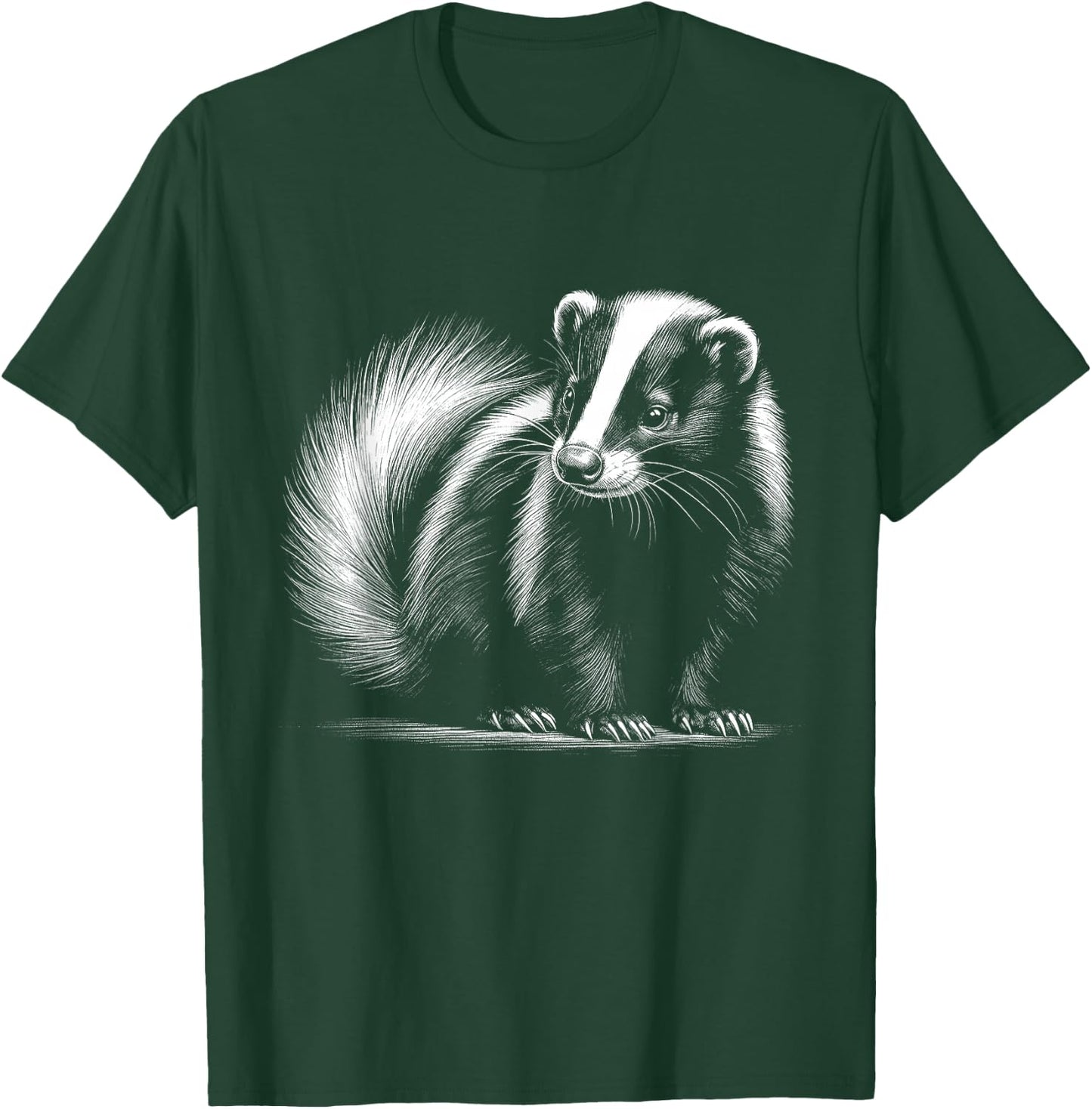 Skunk Lover Art Design T-Shirt - T-Shirt | Forest