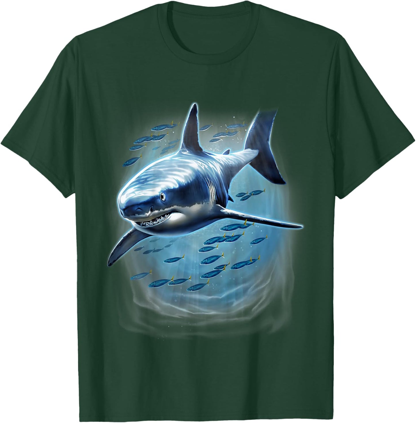 Kids Great White Shark youth | Shark for boys T-Shirt - T-Shirt | Forest