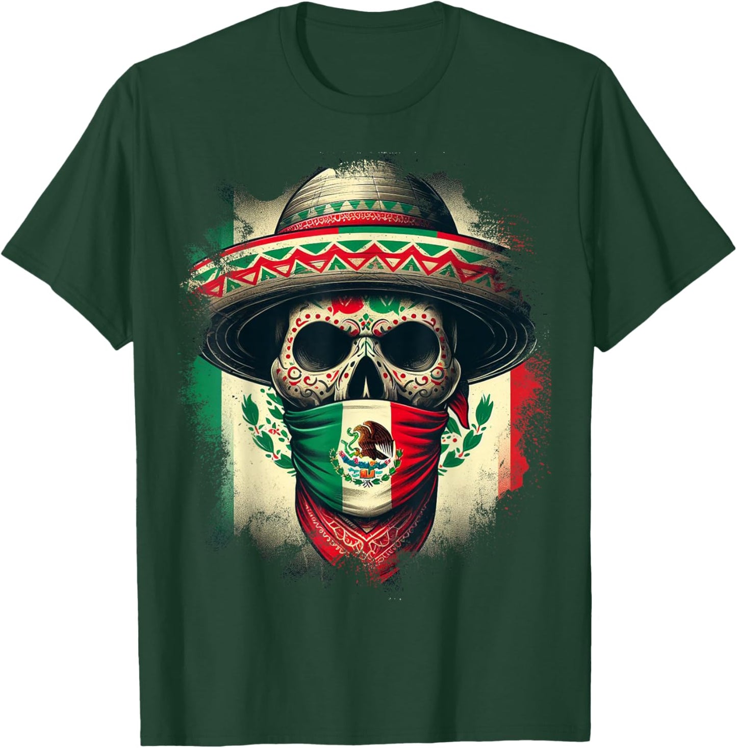 Mexico Mexico Cinco De Mayo Tijuana Pride Mexican T-Shirt - T-Shirt | Forest