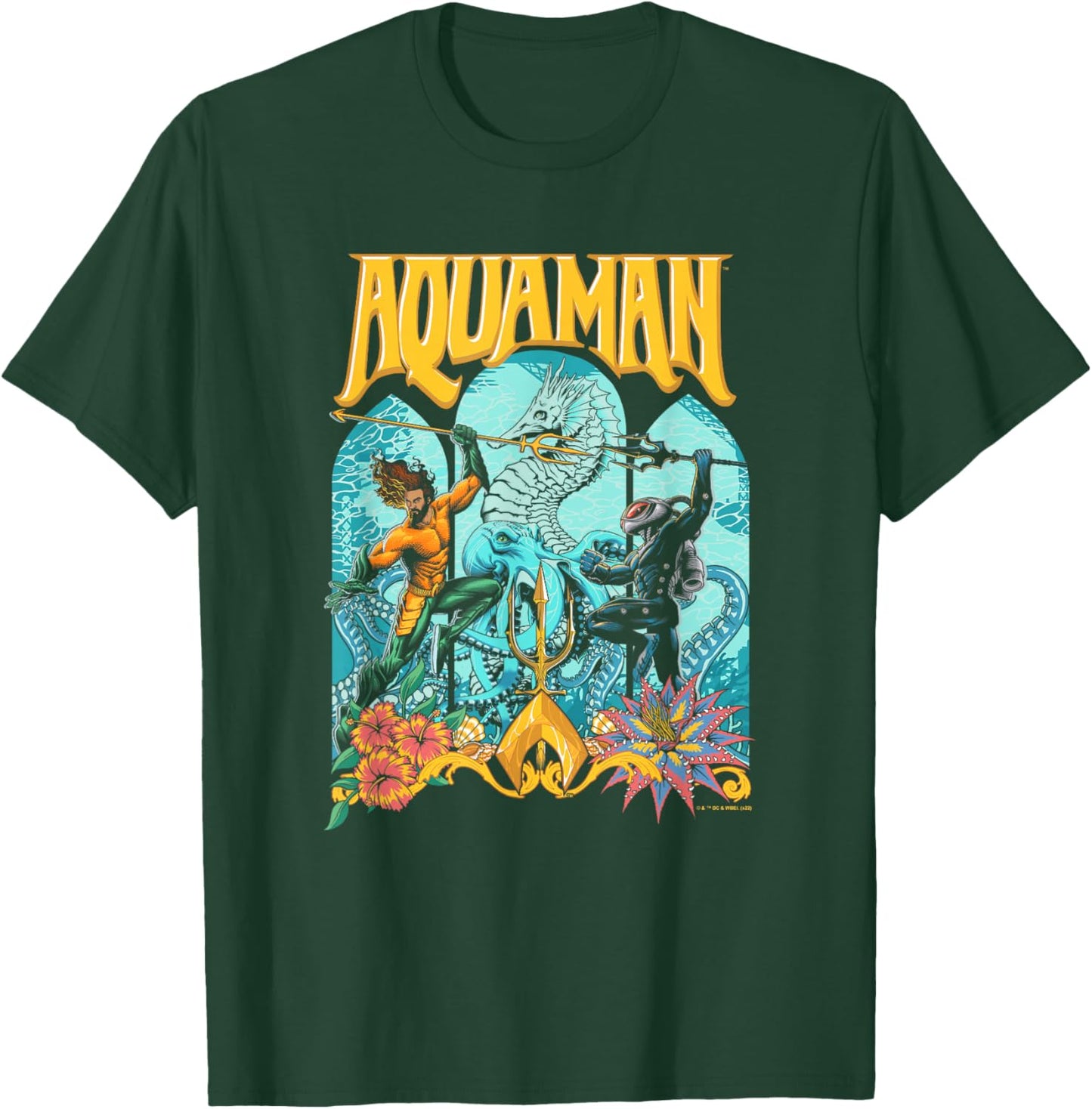 Aquaman And The Lost Kingdom Black Manta Epic Battle T-Shirt - T-Shirt | Forest
