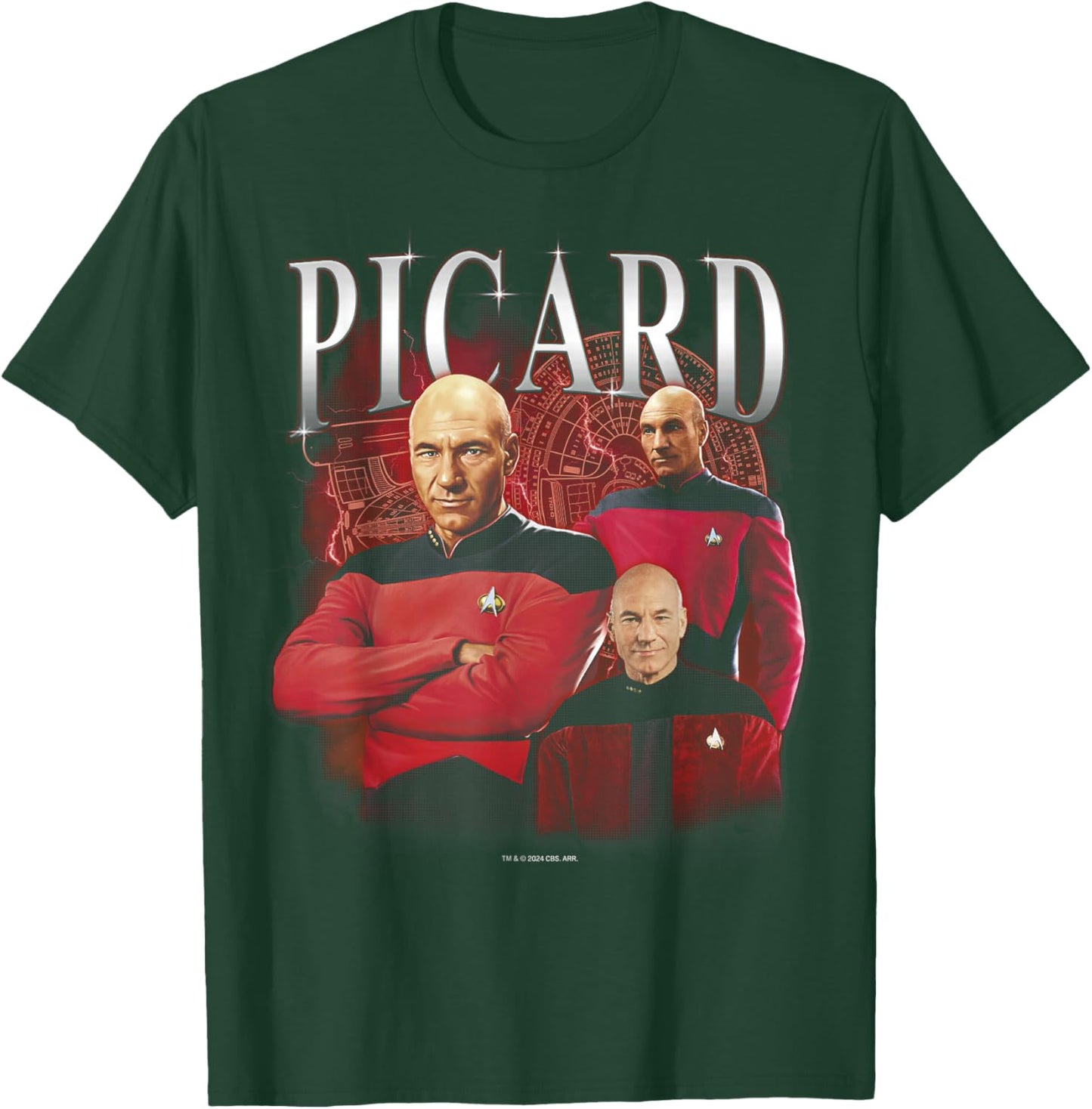 Star Trek: The Next Generation Captain Picard T-Shirt - T-Shirt | Forest