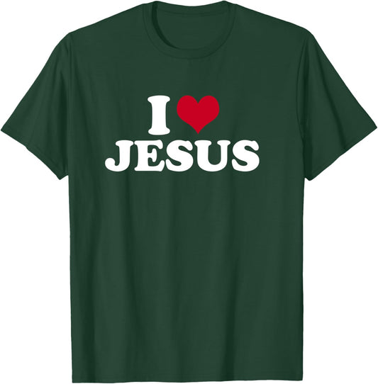 I Love Jesus T-Shirt - T-Shirt | Forest
