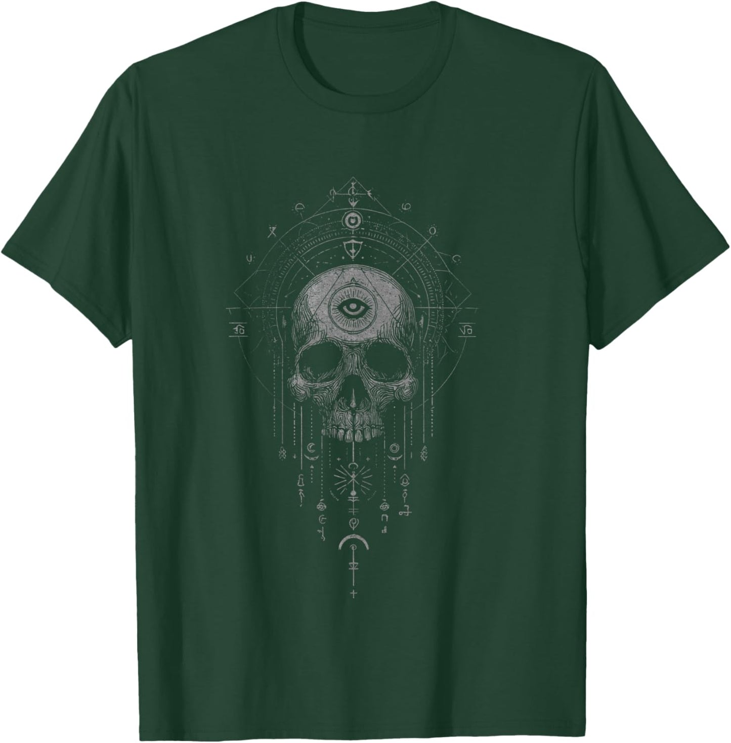 Gothic Punk Dark Fashion Y2k Streetwear Vintage Damen Herren Langarmshirt T-Shirt - T-Shirt | Forest