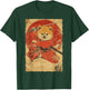 Funny Vintage Japanese Art Pomeranian Dog Ninja Samurai Women Girls Kids T-Shirt - T-Shirt | Forest