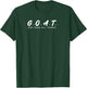 G.O.A.T God Over All Thing Black And White T-Shirt - T-Shirt | Forest