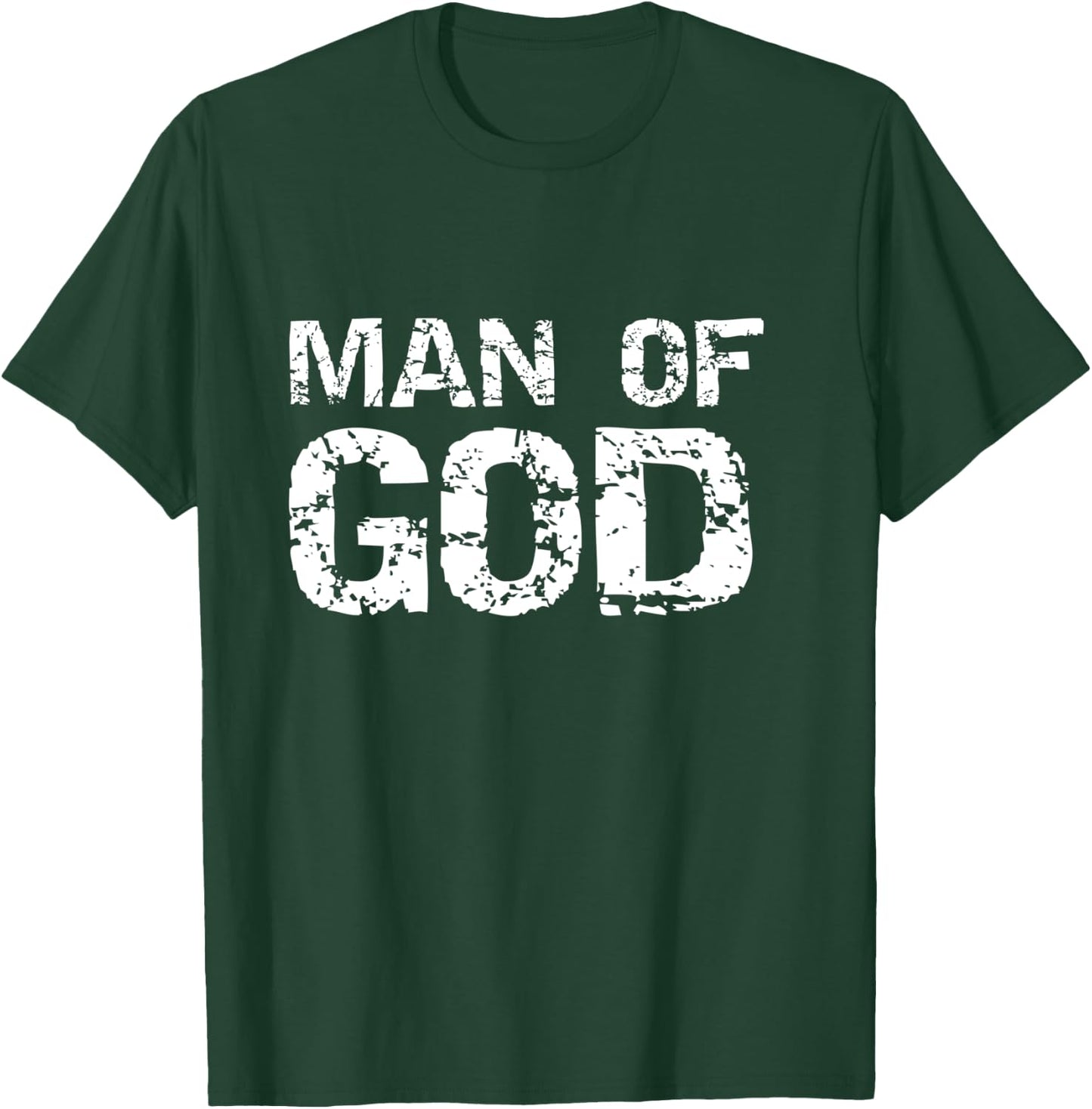 Bold Christian Quote Faith Saying Gift Man of God T-Shirt - T-Shirt | Forest