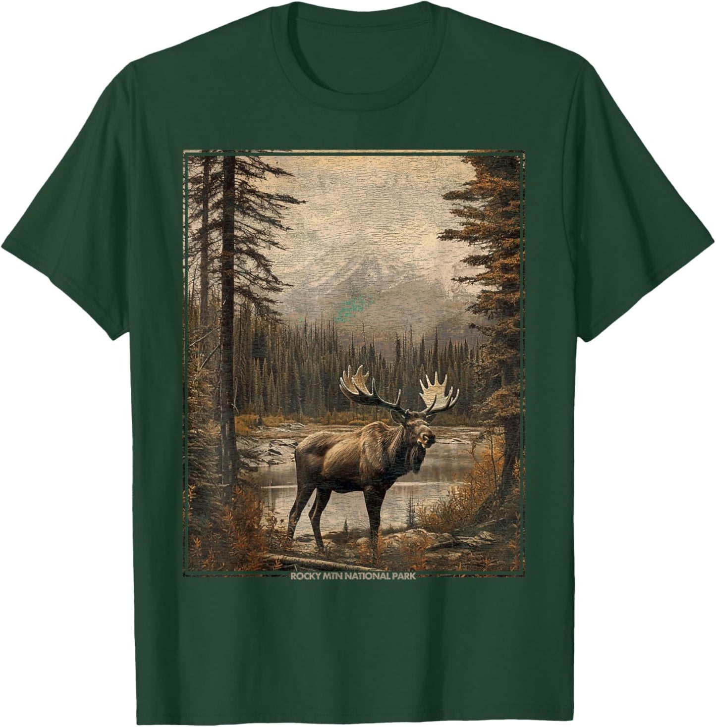 Rocky Mountain National Park - Colorado T-Shirt - T-Shirt | Forest