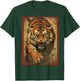 Fearless Vintage Tiger Face Head Wild Cat Lover Japan art T-Shirt - T-Shirt | Forest