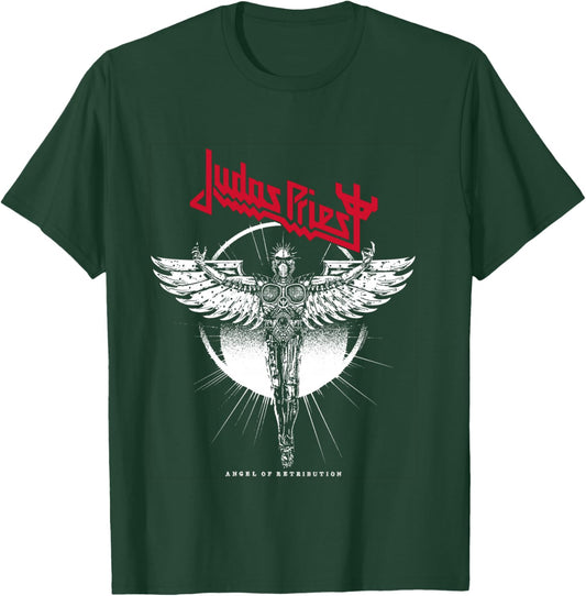 Judas Priest – Angel Rising Red Logo T-Shirt - T-Shirt | Forest