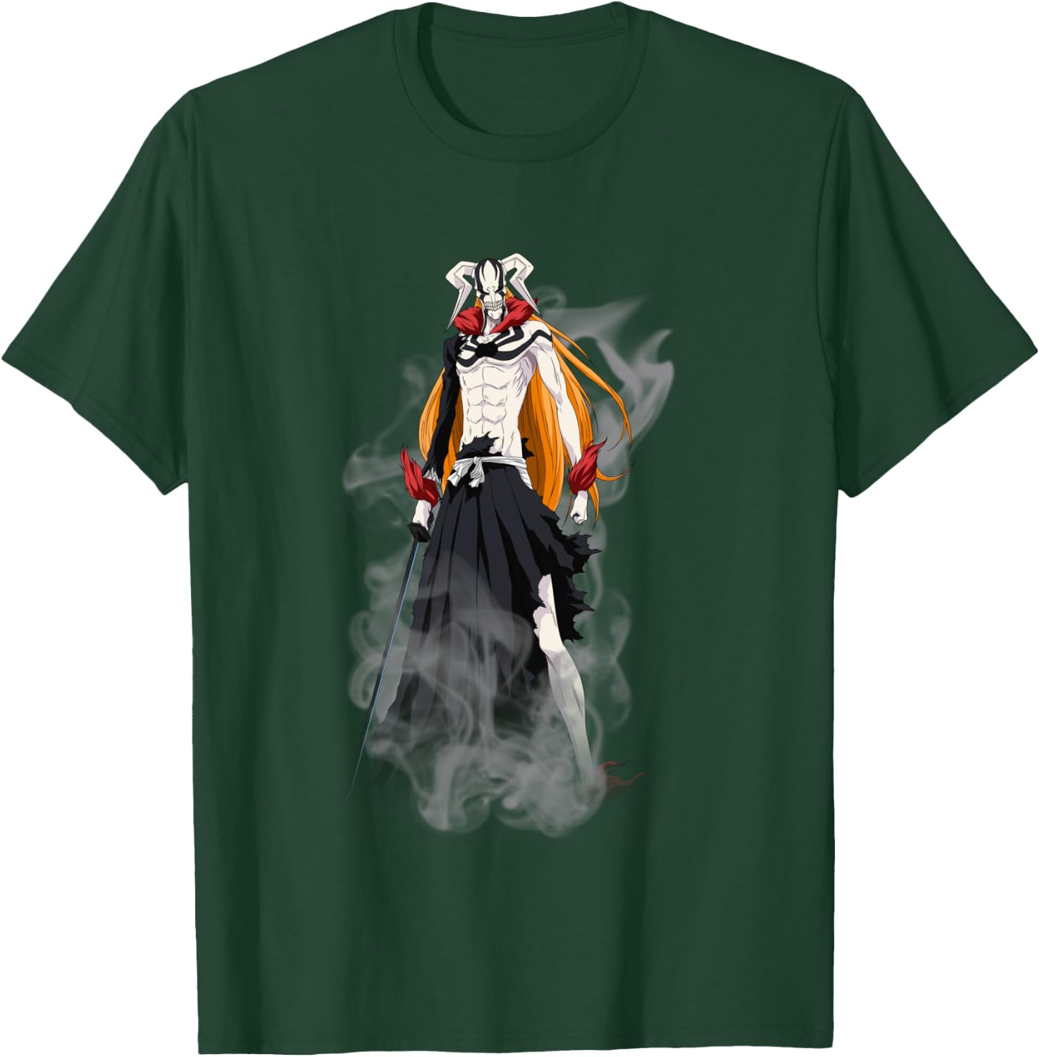 Bleach New Hollow Ichigo Creepy Form Anime T-Shirt - T-Shirt | Forest