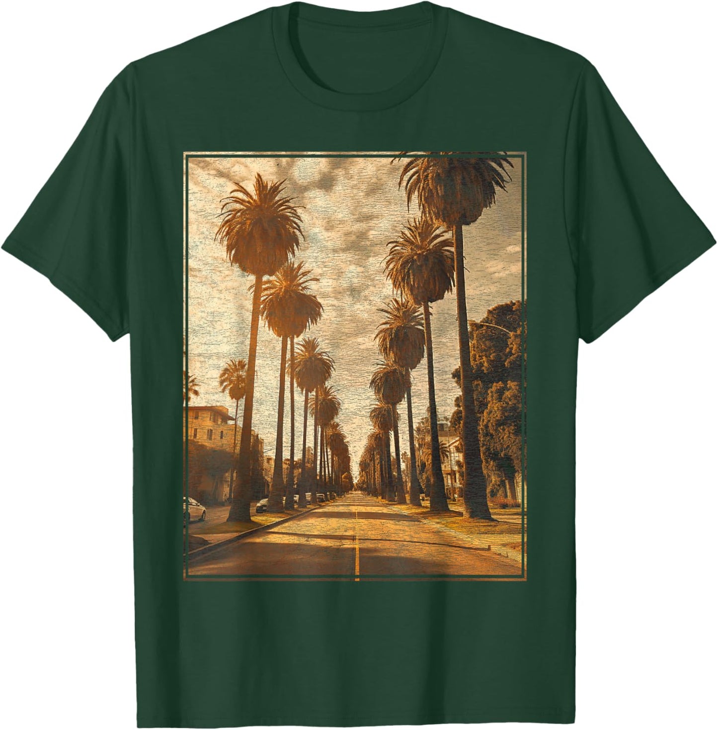 Palm Tree - California T-Shirt - T-Shirt | Forest