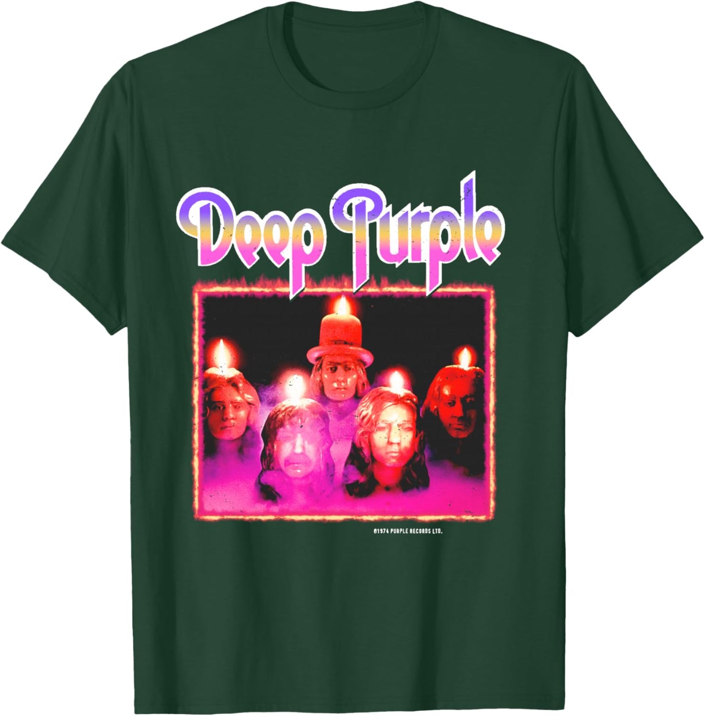 Deep Purple Burn Manche Longue T-Shirt - T-Shirt | Forest
