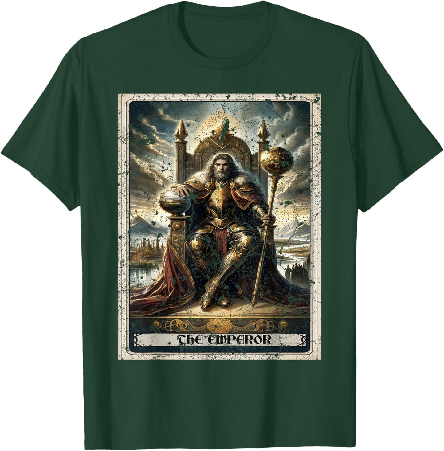 The Emperor Tarot Card T-Shirt - T-Shirt | Forest
