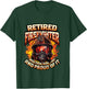 Fire Department Retired Firefighter Retirement T-Shirt - T-Shirt | Forest