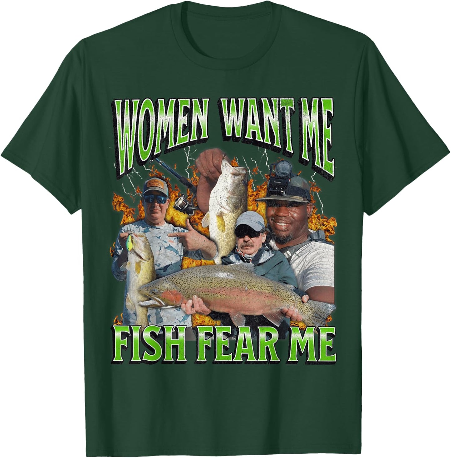 MildlyPerturbed Women's Fishing Graphic - Black, Short Sleeve, Small, Adult, -Adults, Family, Friends, Sports Enthusiasts, Fishing Enthusiasts, , Young Adults, Small Size T-Shirt - T-Shirt | Forest