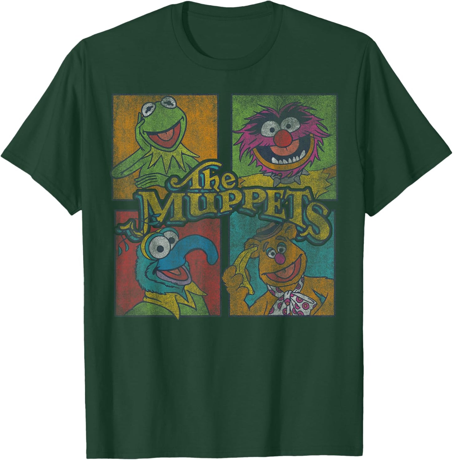 Disney Muppets Group Shot Box Up T-Shirt - T-Shirt | Forest