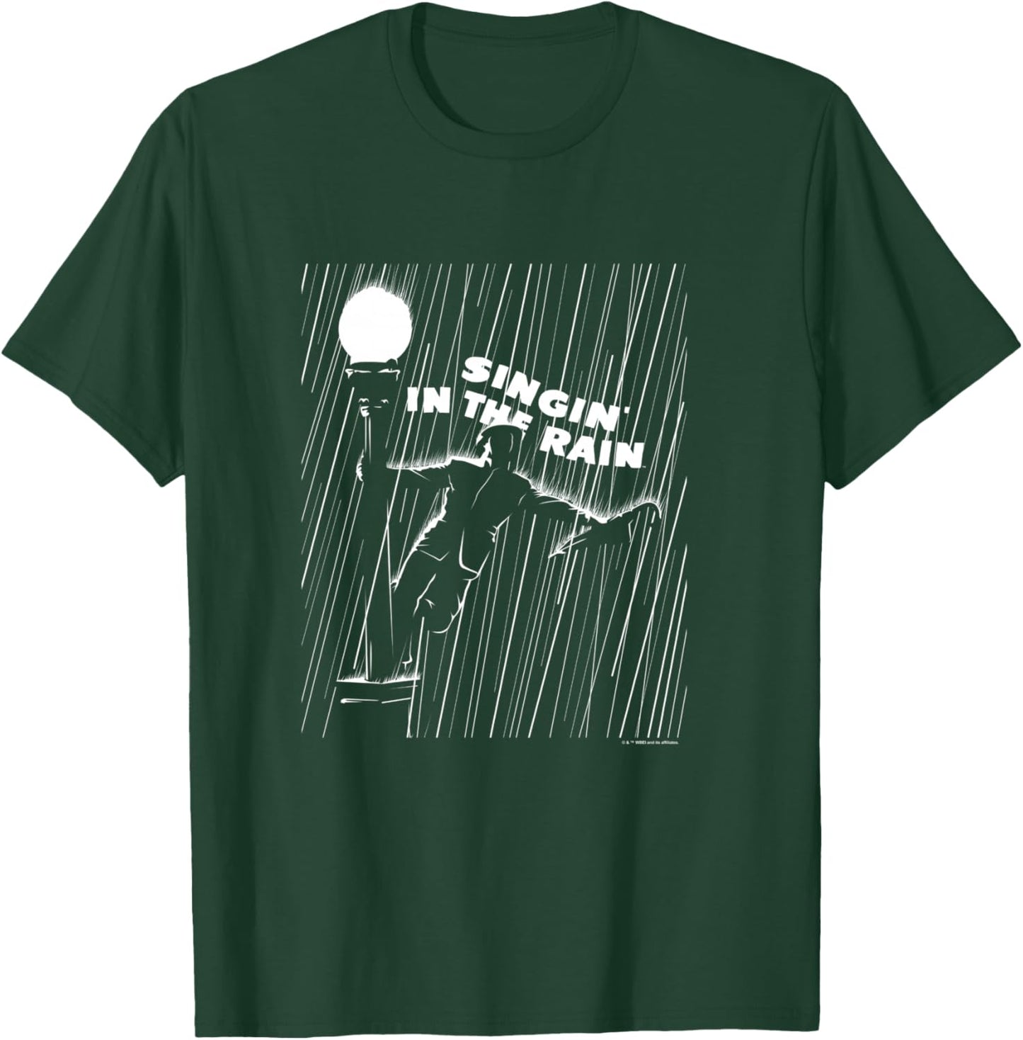 WB100 Singin' in the Rain Classic Movie Poster T-Shirt - T-Shirt | Forest