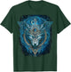 Odins Wolf Viking Norse Runes Nordmann Mythology T-Shirt - T-Shirt | Forest