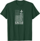 Faith Over Fear Cool Christian Flag Cross Gift Women T-Shirt - T-Shirt | Forest