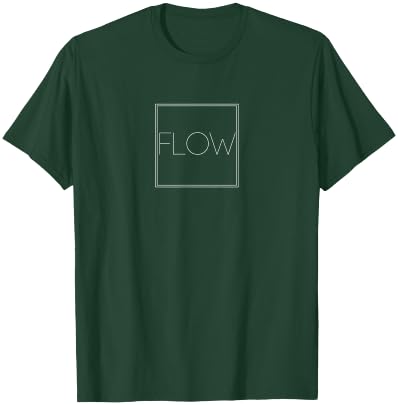 Flow - Minimalist Statement Going With The Flow Work Lover T-Shirt - T-Shirt | Forest