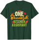 One Thankful Kitchen Assistant Thanksgiving T-Shirt - T-Shirt | Forest