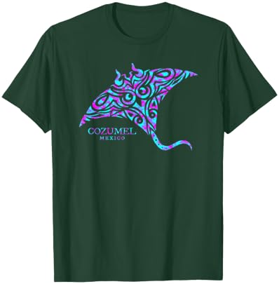 Cozumel Mexico Stingray Boys Girls Souvenir T-Shirt - T-Shirt | Forest