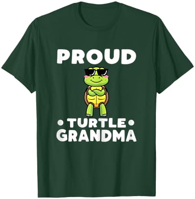 Proud Turtle Grandma Tortoise Lover T-Shirt - T-Shirt | Forest