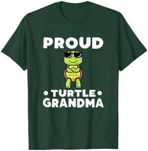 Proud Turtle Grandma Tortoise Lover T-Shirt - T-Shirt | Forest