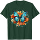 Colorful Butterfly I Flower Butterfly T-Shirt - T-Shirt | Forest