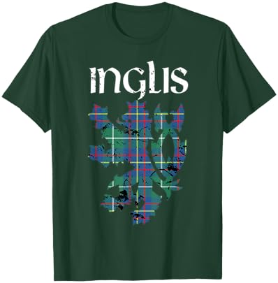 Clan Inglis Tartan Scottish Family Name Scotland Pride T-Shirt - T-Shirt | Forest