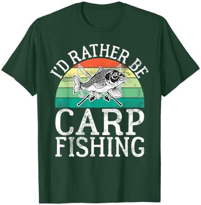 I’d Rather Be Carp Fishing T-Shirt - T-Shirt | Forest