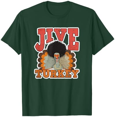 Jive Turkey - Retro 1970s Gifts - Vintage 70s Thanksgiving T-Shirt - T-Shirt | Forest