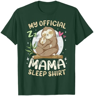 Best Mum, Sweet Sloth Family, Mother's Day T-Shirt - T-Shirt | Forest