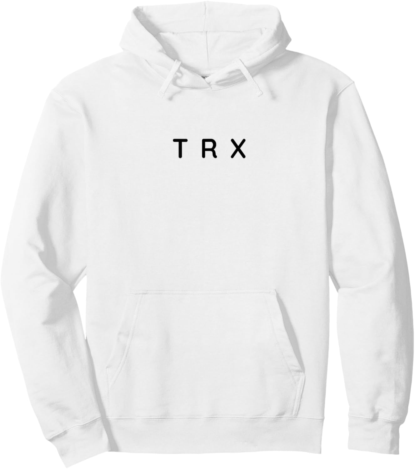 Classic TRX Design for Fitness Enthusiasts Contemporary Font Hoodie - Hoodie | White