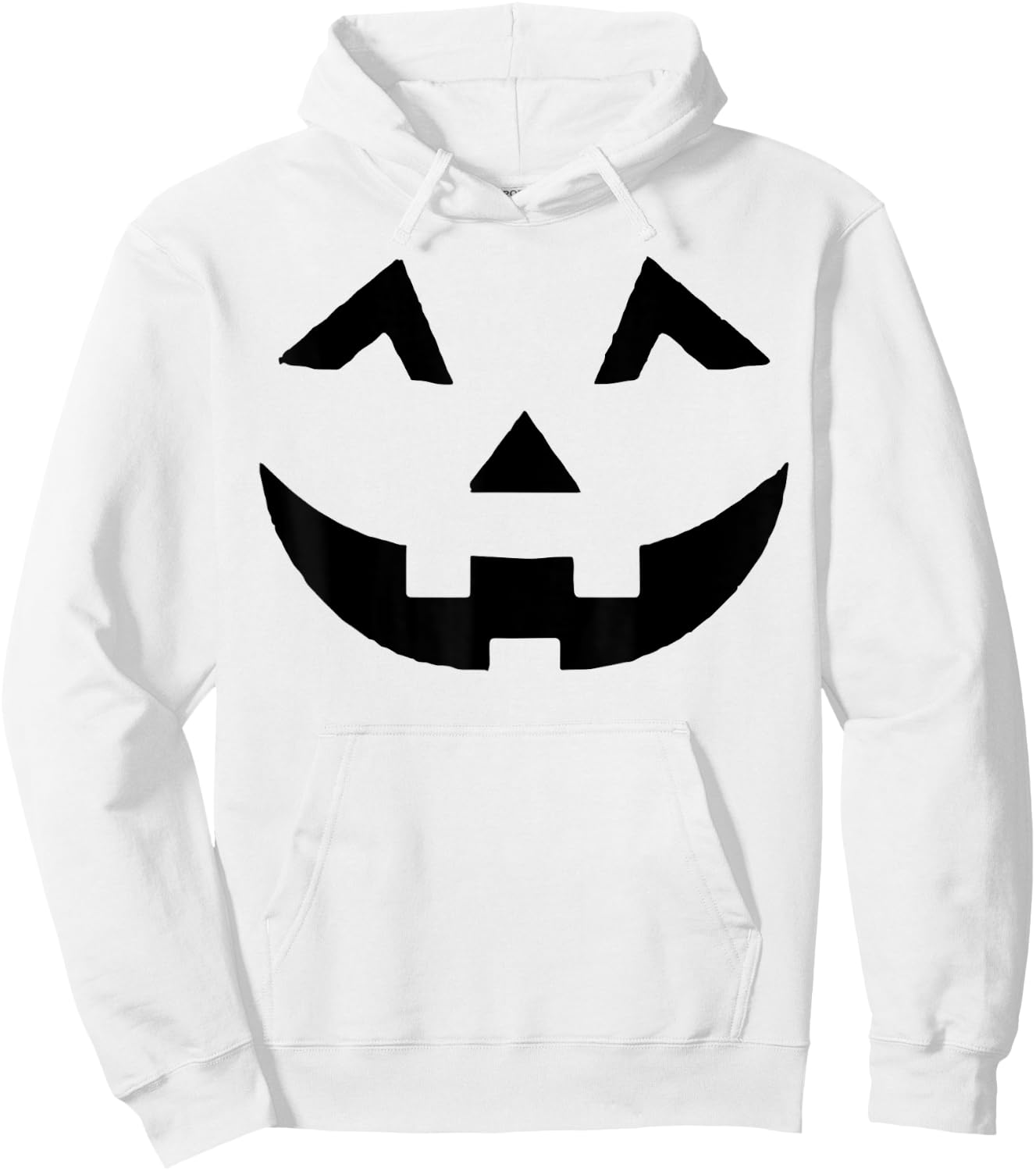 Jack O Lantern Face Pumpkin Eyelashes Hallowen Costume Funny Hoodie - Hoodie | White