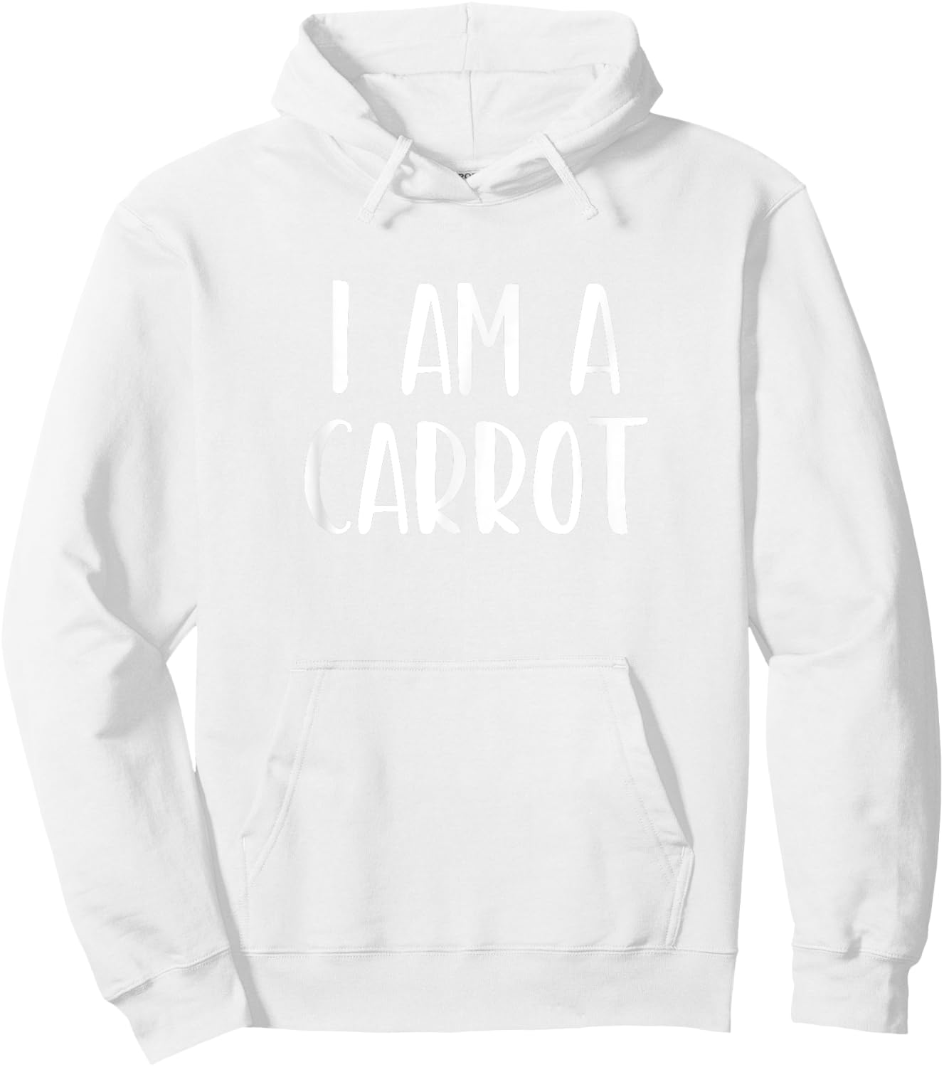 I Am A Carrot Halloween I'm Simple Costume Lazy Hoodie - Hoodie | White