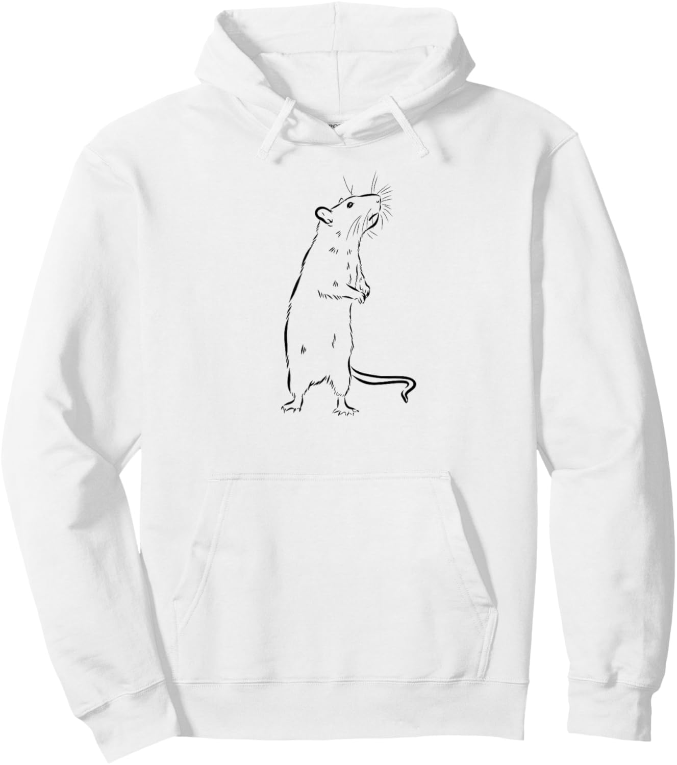 Cute Funny Pet Rat Lover Hoodie - Hoodie | White