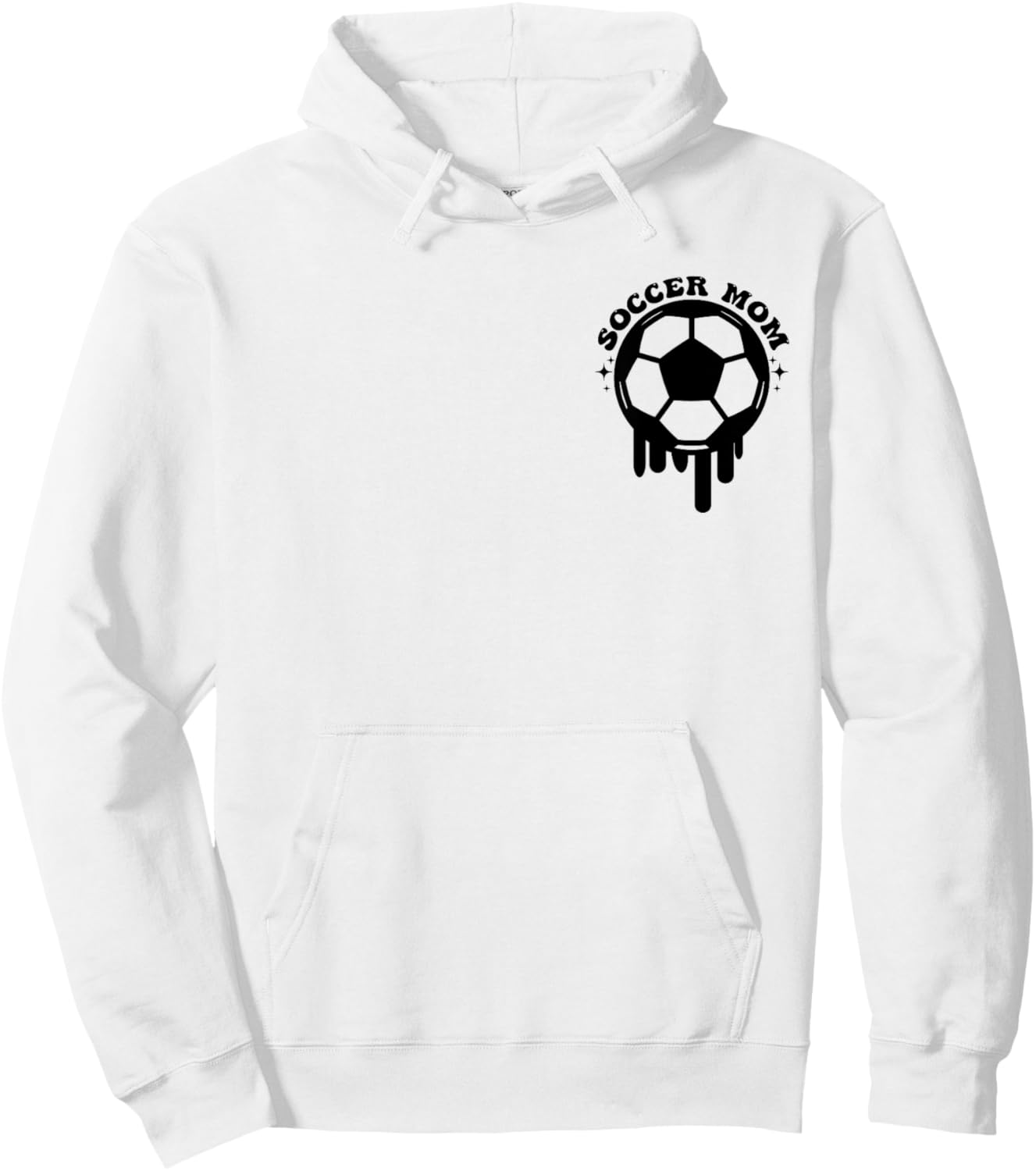 Soccer Mom Let’s kick Some Grass Funny Cheer mom Hoodie - Hoodie | White