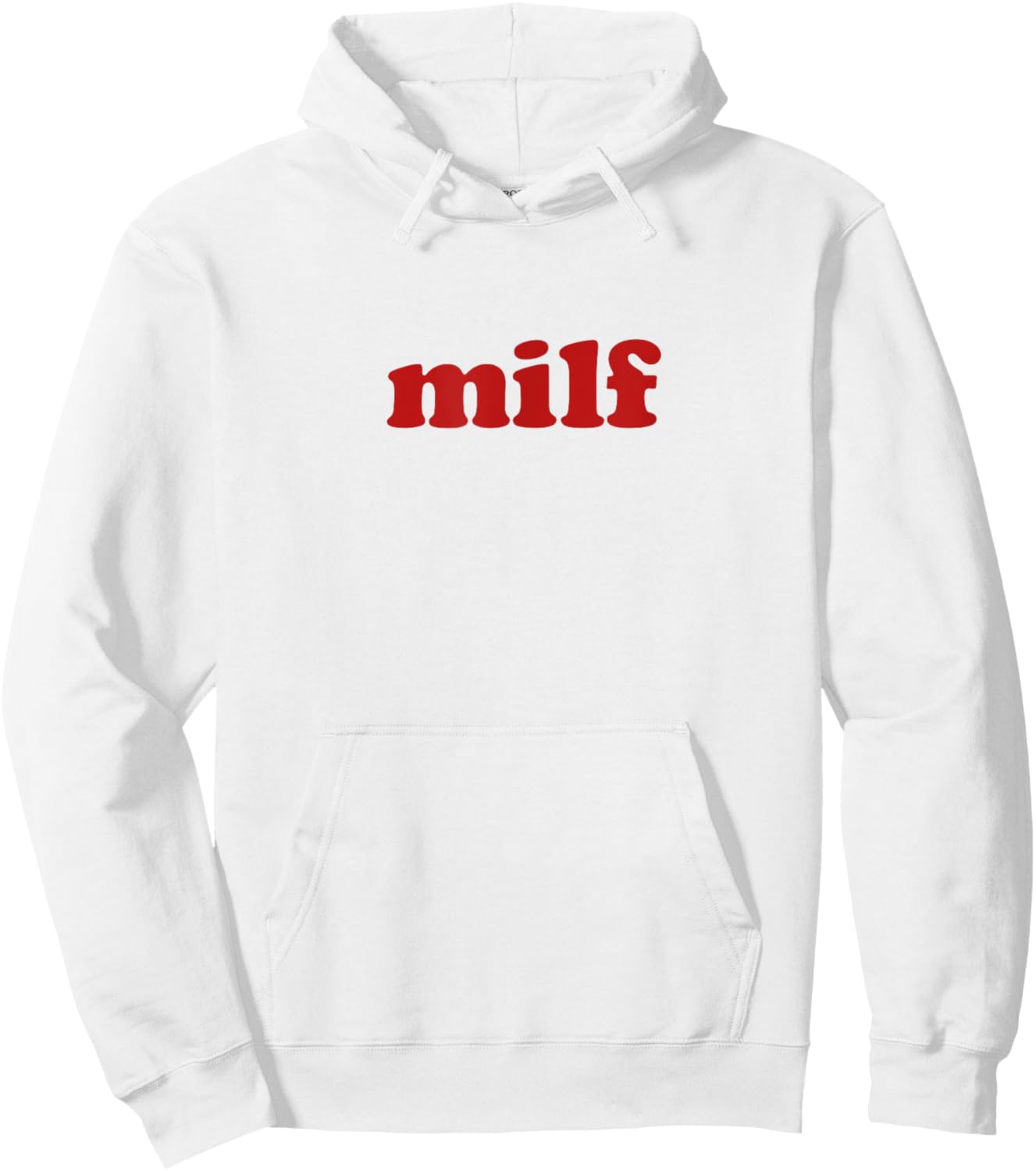 milf y2k aesthetic , white, S Hoodie - Hoodie | White